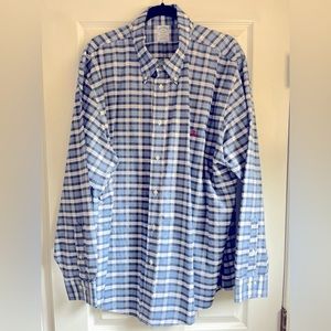 Brooks Brother Regent Men’s Long Sleeve Dress Shirt, XXL, EUC.